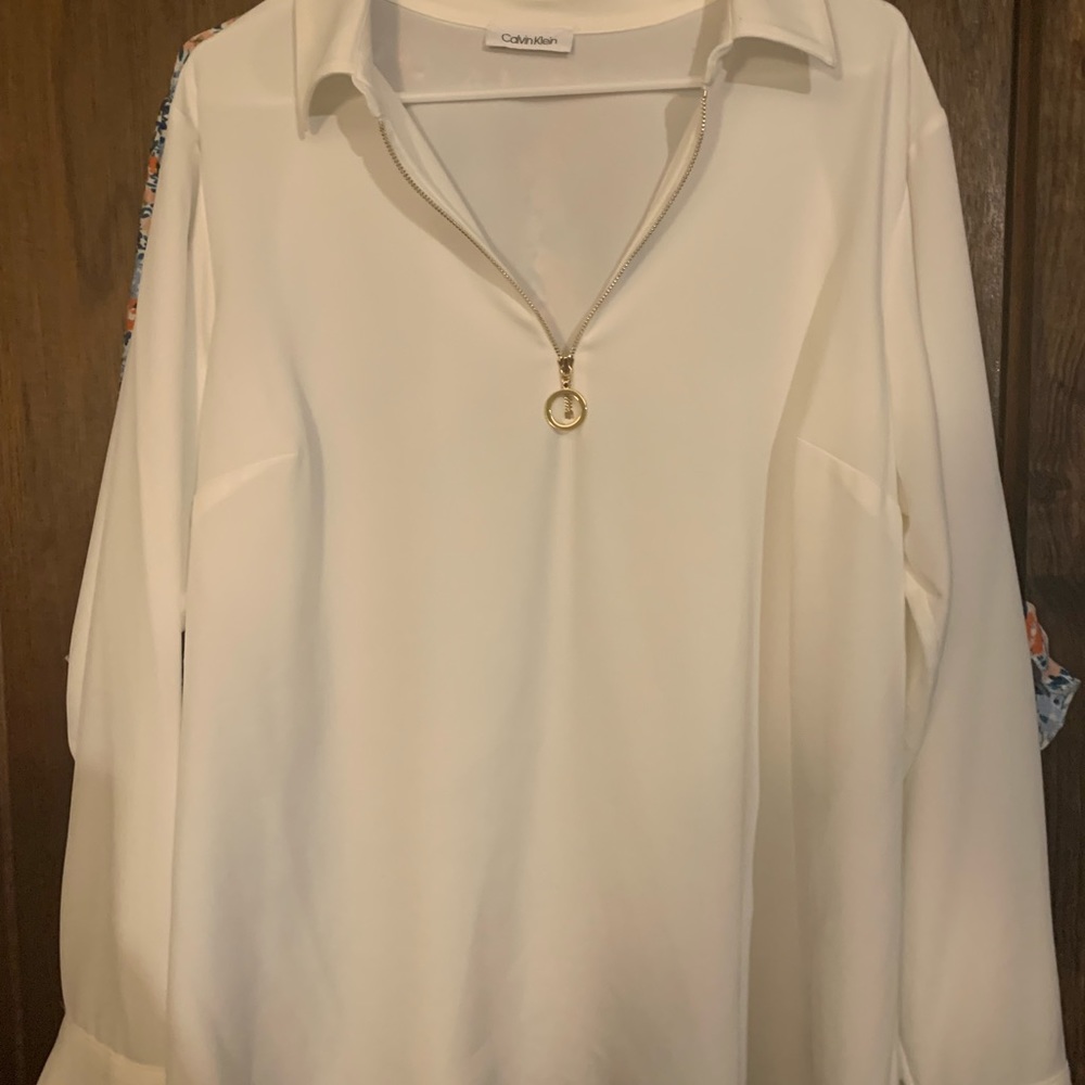 Calvin Klein - White Blouse (Size 1X)